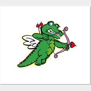 Modest Gator Cupid Posters and Art